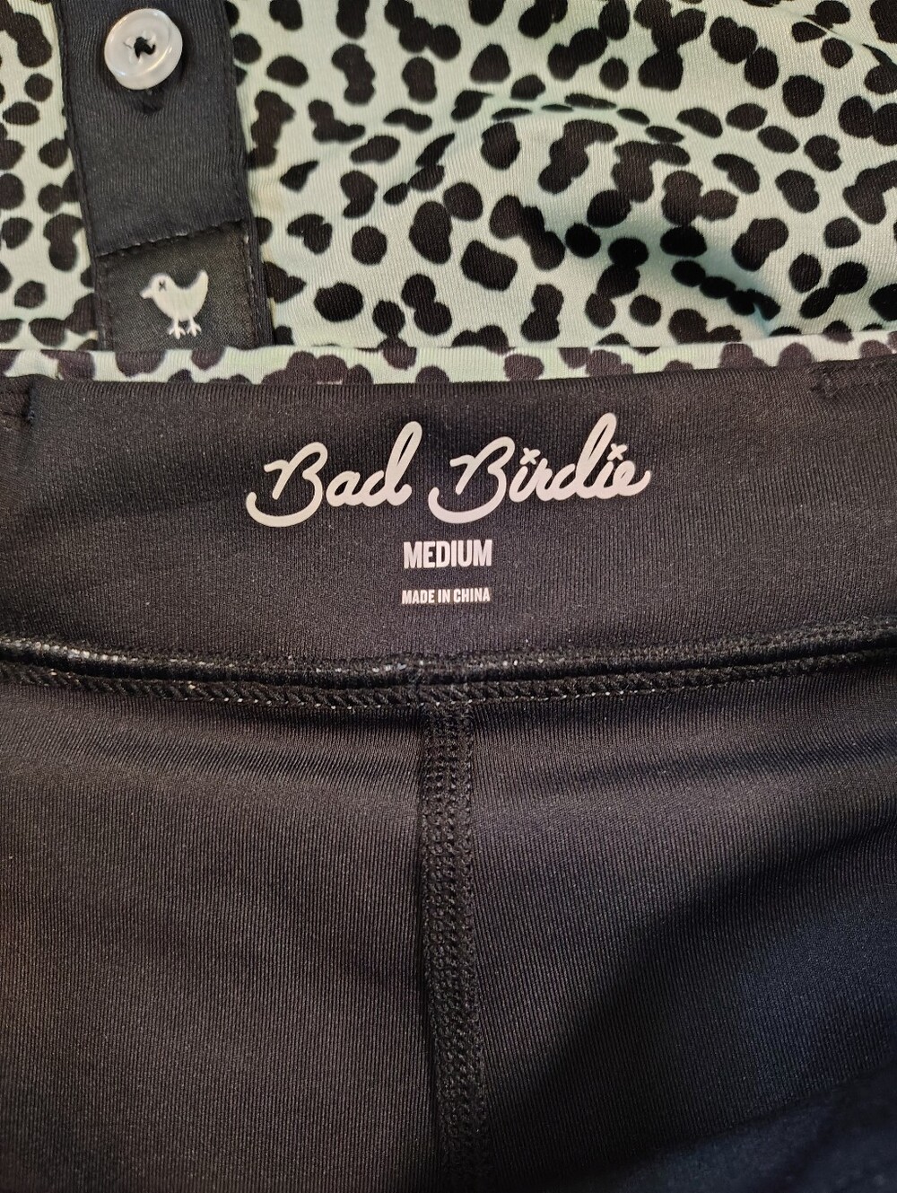 Bad Birdie Women 3 Piece Golf Outfit Set Medium Polo Tank Top Skort Animal Print - Picture 8 of 12